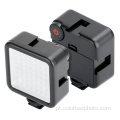 Mini câmera fotográfica portátil com luz de bolso LED